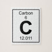 C - Koolstof Legpuzzel (Verticaal)