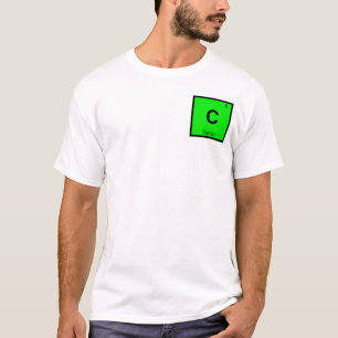 C - Koolstof Scheikunde Periodiek Systeem Symbool T-shirt