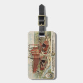 C.L. Centlivre Brewing Company Fabrieksgebouwen. Bagagelabel (Voorkant verticaal)