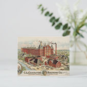 C.L. Centlivre Brewing Company Fabrieksgebouwen. Briefkaart (Staand voorkant)