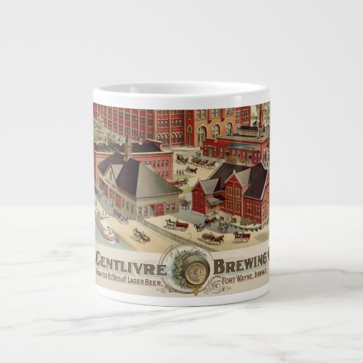 C.L. Centlivre Brewing Company Fabrieksgebouwen. Grote Koffiekop (Voorkant)