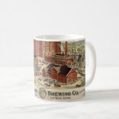 C.L. Centlivre Brewing Company Fabrieksgebouwen. Koffiemok (Voorkant rechts)