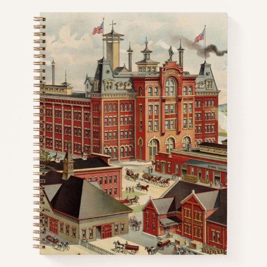 C.L. Centlivre Brewing Company Fabrieksgebouwen. Notitieboek (Voorkant)