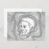 C.L.R. James Briefkaart (Voorkant / Achterkant)