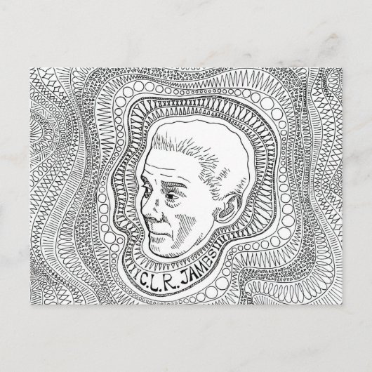 C.L.R. James Briefkaart (Voorkant)
