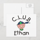 C.L.U.B. Ethan Post Card Briefkaart (Voorkant / Achterkant)