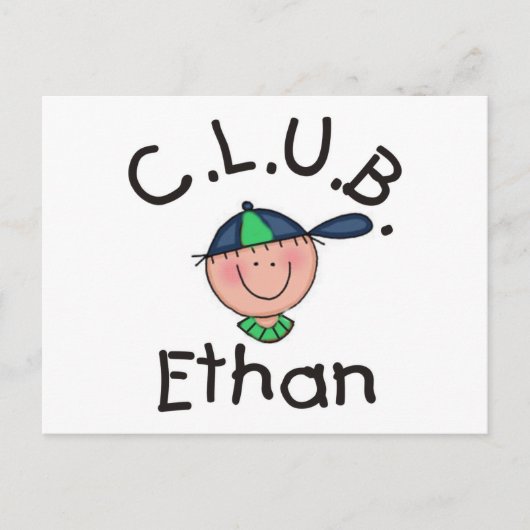 C.L.U.B. Ethan Post Card Briefkaart (Voorkant)