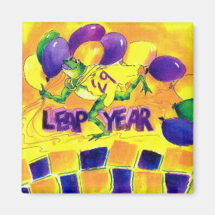 c " leapyear gifts " leapyear leapday - verjaardag magneet