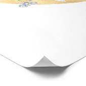 C letter gepersonaliseerde naam monogram met paard poster (Hoek)