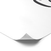 C Letter Monogram Groene Muurprint met Naam voor d Poster (Hoek)