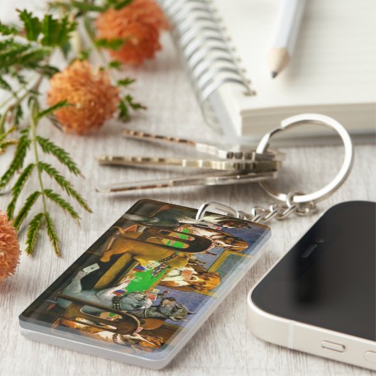 C.M. Coolidge Dogs-pokerSleutelhanger Sleutelhanger (Voorkant Rechts)