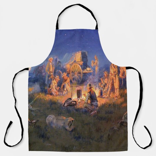 C M Russell Laugh doodt Loniry Western Schort (Voorkant)