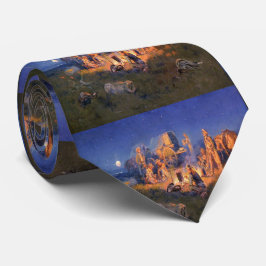 C M Russell Laugh doodt Loniry Western Stropdas