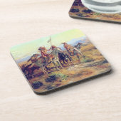 C M Russell The Scouts Cork Onderzetter (Linkerzijde)