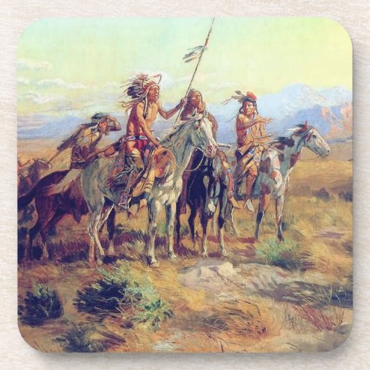 C M Russell The Scouts Cork Onderzetter (Voorkant)