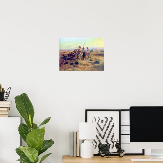 C M Russell The Scouts Fine Art Print (Thuiskantoor)