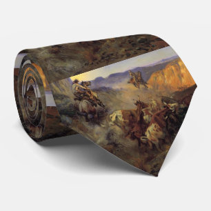 C M Russell The Slick Ear  Cowboy Stropdas