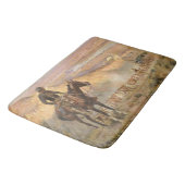 C M Russell Wagon Boss  Westerne Cowboy Badmat (Gekanteld)