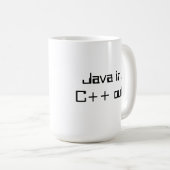 C++ mok koffie van de programmeur (Voorkant rechts)
