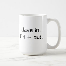 C++ mok koffie van de programmeur