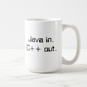 C++ mok koffie van de programmeur