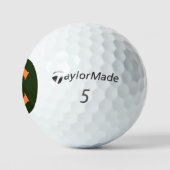 C Monogram bedekt op Ierse vlag tmtp5 gbcnt Golfballen (Logo)
