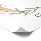 C Monogram Floral Poster (Hoek)