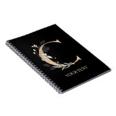 C Monogram gepersonaliseerd Notitieboek (Rechterzijde)