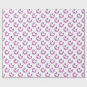 C-monogram gepersonaliseerd verpakkingspapier cadeaupapier (Vlak)