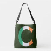C Monogram overlay op Ierse vlag cbbcnt Crossbody Tas (Achterkant)