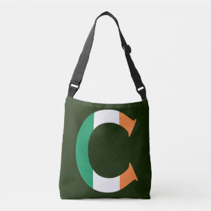 C Monogram overlay op Ierse vlag cbbcnt Crossbody Tas