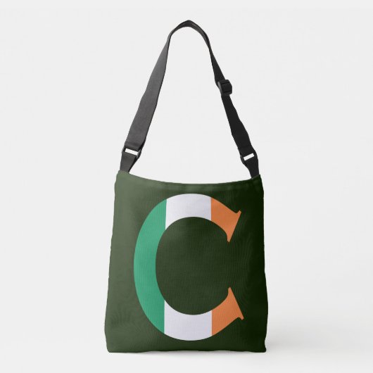 C Monogram overlay op Ierse vlag cbbcnt Crossbody Tas (Voorkant)