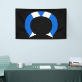 C Monogram overlay op Schotse vlag (v) brcnt Spandoek (Beurs)