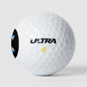C Monogram overlay op Schotse vlag wu gbcnt Golfballen (Logo)