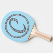 C monogram ping pongpeddel tafeltennisbatje (Zijkant)