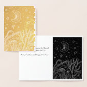 C Moon, Flowers, Dreams, Magic Christmas Folie Kaa Kaarten (Display)