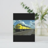C&N EMD F-7A #402 met passenger_Trains Briefkaart (Staand voorkant)