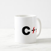 C, niet C++ Koffiemok (Voorkant rechts)