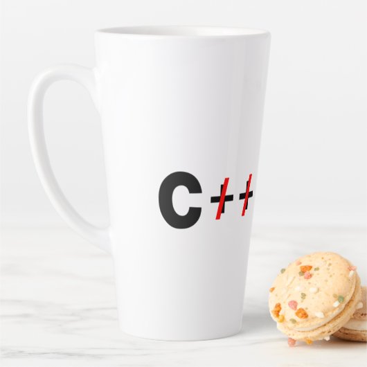 C, niet C++ Latte Mok (In situ)