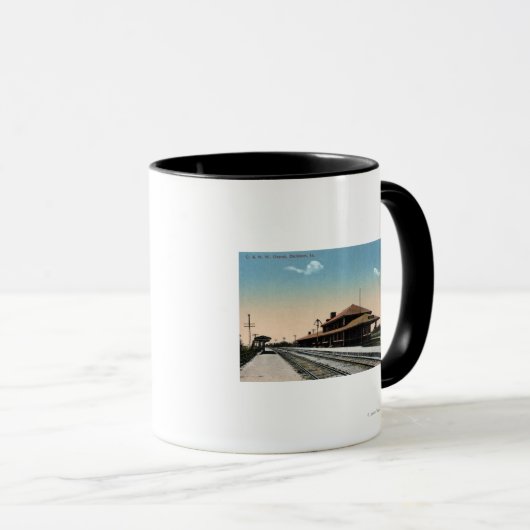 C & NW Railroad Depot Mok (Voorkant rechts)