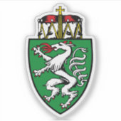 C.O.A. van de deelstaat Stiermarken (Steiermark),  Sticker (Voorkant)