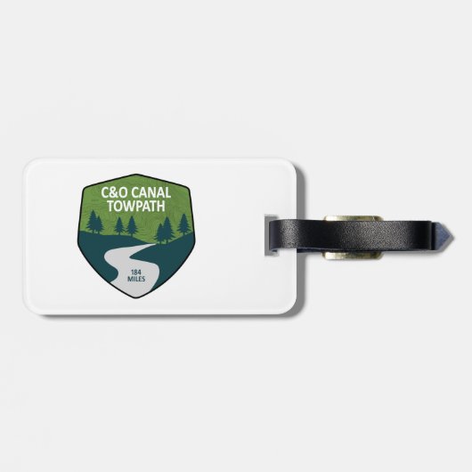 C&O Canal Towpath Bagagelabel (Achterkant horizontaal)