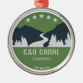 C&O Canal Towpath Metalen Ornament (Voorkant)