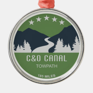 C&O Canal Towpath Metalen Ornament