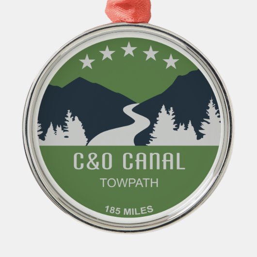 C&O Canal Towpath Metalen Ornament (Voorkant)