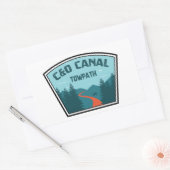 C&O Canal Towpath Rechthoekige Sticker (Envelop)