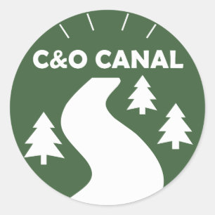 C&O Canal Towpath Ronde Sticker