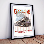 C&O Class H-8 Allegheny Locomotief - Amerikaanse v Poster