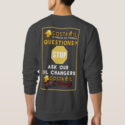 C O Crewneck met Afbeelding in de rug Trui (Achterkant)