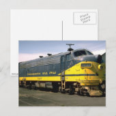 C&O EMD F-7A BRIEFKAART (Voorkant / Achterkant)